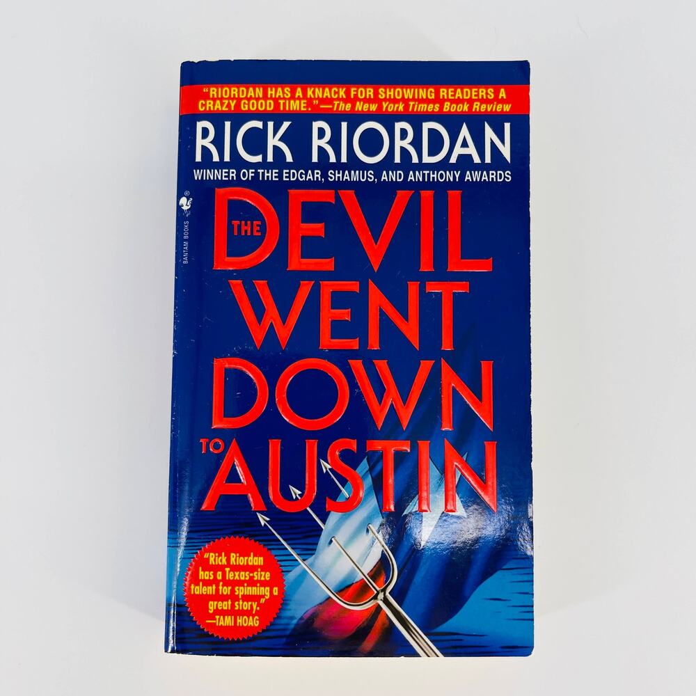 The Devil Went Down To Austin, a novel /book by Rick Riordan Good Used Condition